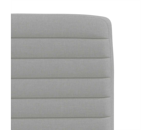 Virtuves Krēsli, 2 Gab., Mākonis Pelēks Audums Vidaxl