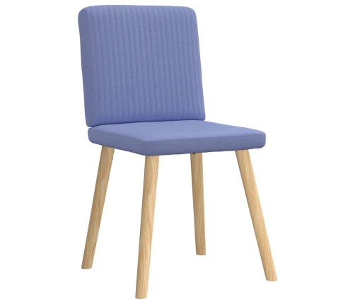 Virtuves Krēsli, 2 Gab., Džinsa Zils Audums Vidaxl