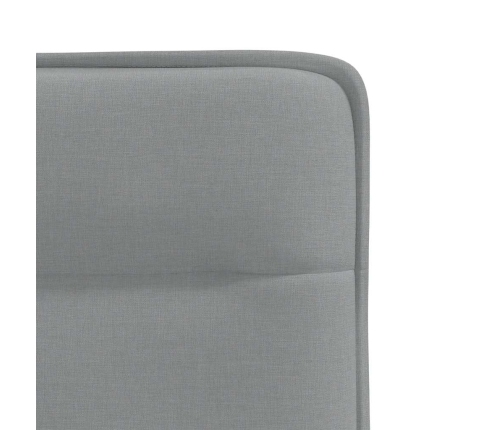 Virtuves Krēsli, 2 Gab., Gaiši Pelēks Audums Vidaxl