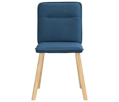 Virtuves Krēsli, 2 Gab., Zils Audums Vidaxl