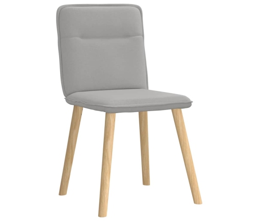 Virtuves Krēsli, 2 Gab., Mākonis Pelēks Audums Vidaxl