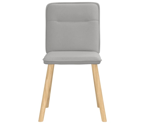 Virtuves Krēsli, 2 Gab., Mākonis Pelēks Audums Vidaxl