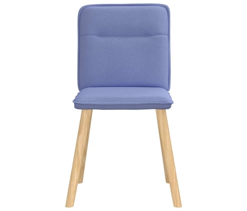 Virtuves Krēsli, 2 Gab., Džinsa Zils Audums Vidaxl