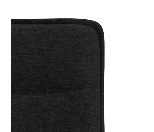 Virtuves Krēsli, 2 Gab., Melns Audums Vidaxl