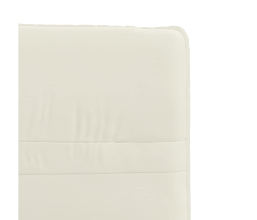 Virtuves Krēsli, 2 Gab., Krēmkrāsas Samts Vidaxl