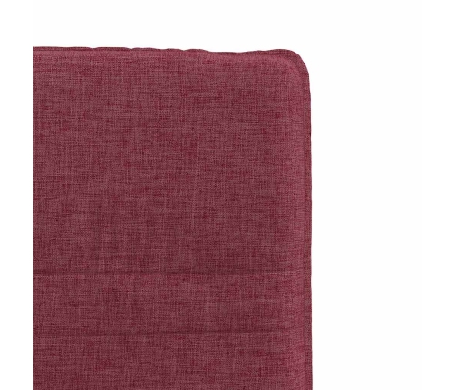 Virtuves Krēsli, 2 Gab., Vīnsarkans Audums Vidaxl