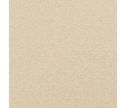 Virtuves Krēsli, 2 Gab., Krēmkrāsas Audums Vidaxl