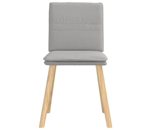 Virtuves Krēsli, 2 Gab., Mākonis Pelēks Audums Vidaxl