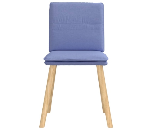 Virtuves Krēsli, 2 Gab., Džinsa Zils Audums Vidaxl