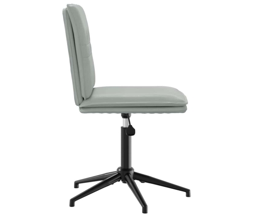 Virtuves Krēsls, Gaiši Pelēks Samts Vidaxl