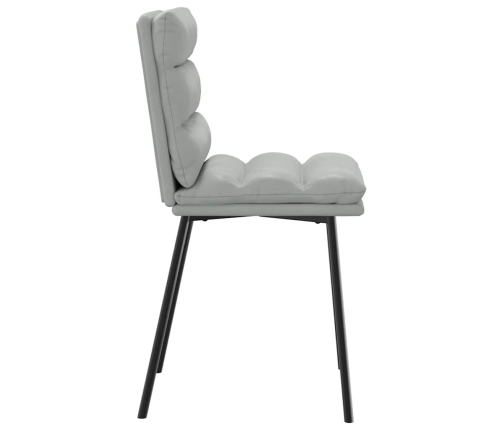 Virtuves Krēsli, 2 Gab., Gaiši Pelēks Samts Vidaxl