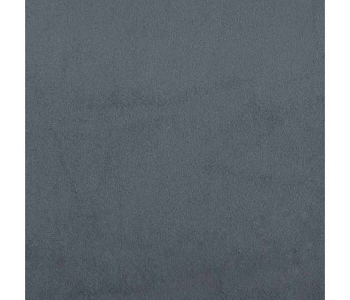 Virtuves Krēsli, 2 Gab., Tumši Pelēks Samts Vidaxl