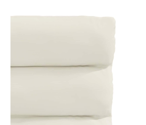 Virtuves Krēsli, 2 Gab., Krēmkrāsas Samts Vidaxl