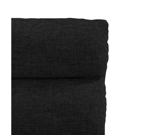 Virtuves Krēsli, 2 Gab., Melns Audums Vidaxl