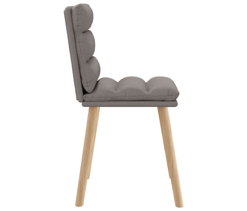 Virtuves Krēsli, 2 Gab., Pelēkbrūns Audums Vidaxl