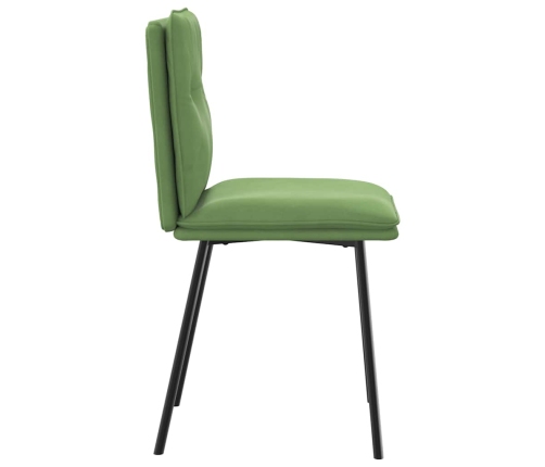 Virtuves Krēsli, 2 Gab., Gaiši Zaļš Samts Vidaxl