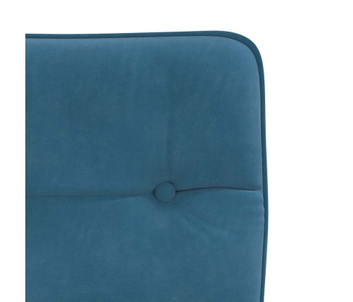 Virtuves Krēsli, 2 Gab., Zils Samts Vidaxl