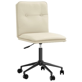 Virtuves Krēsls, Krēmkrāsas Mākslīgā Āda Vidaxl