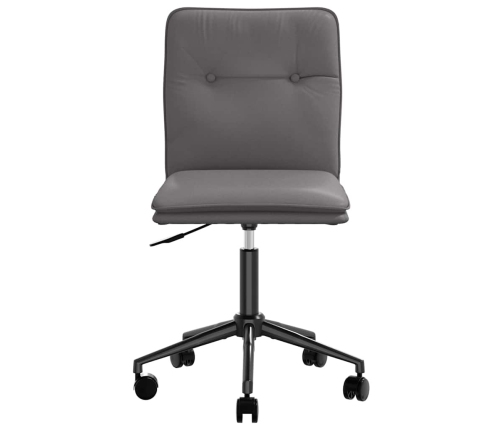 Virtuves Krēsls, Pelēka Mākslīgā Āda Vidaxl