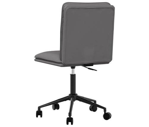 Virtuves Krēsls, Pelēka Mākslīgā Āda Vidaxl