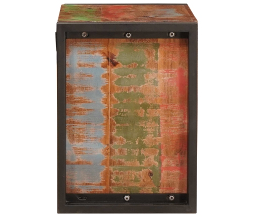 Vīna Plaukts Brūna 100 X 45 X 33 Cm Ciets Atjaunots Koks Vidaxl