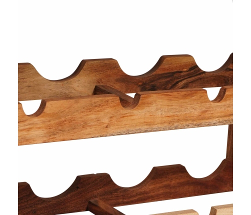 Vīna Plaukts Brūna 100 X 45 X 33 Cm Cietā Akācijas Koks Vidaxl