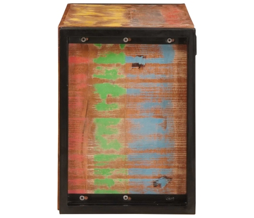 Vīna Plaukts Brūna 100 X 45 X 33 Cm Ciets Atjaunots Koks Vidaxl