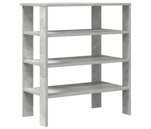 vidaXL apavu skapītis betona pelēks 61x32x70 cm inženierijas koks