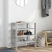vidaXL apavu skapītis betona pelēks 61x32x70 cm inženierijas koks
