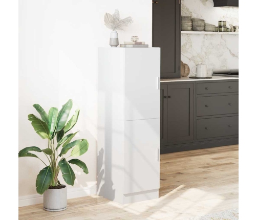 vidaXL virtuves skapītis, balts, 38x41,5x131,5 cm, inženierijas koks