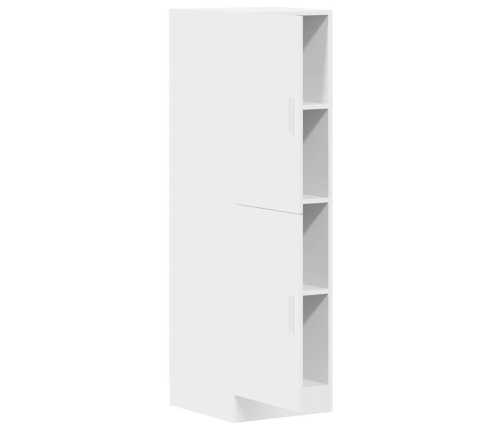 vidaXL virtuves skapītis, balts, 38x41,5x131,5 cm, inženierijas koks