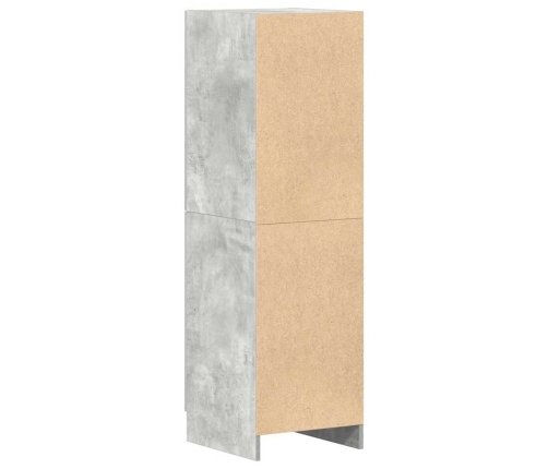 vidaXL virtuves skapītis, pelēks, 38x41,5x131,5 cm, inženierijas koks