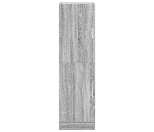 vidaXL virtuves skapītis, pelēks, 38x41,5x131,5 cm, inženierijas koks