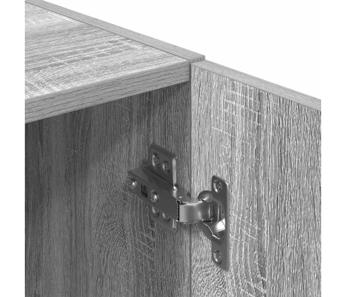 vidaXL virtuves skapītis, pelēks, 38x41,5x131,5 cm, inženierijas koks