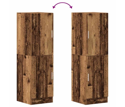 vidaXL virtuves skapītis veca koka 38x41,5x131,5 cm inženierijas koks