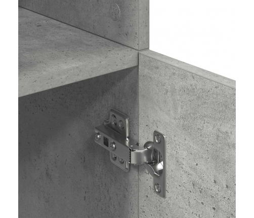 vidaXL virtuves skapītis, pelēks, 57x41,5x131,5 cm, inženierijas koks