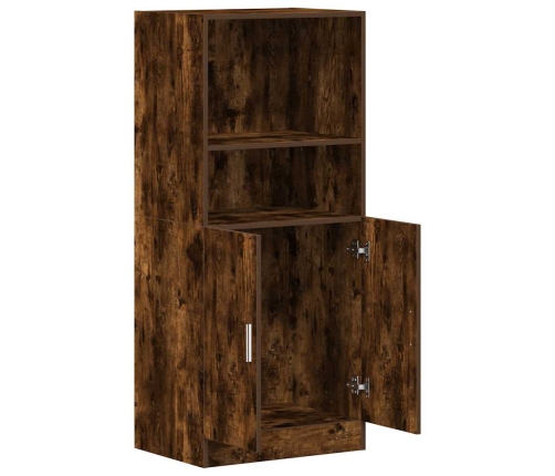 vidaXL virtuves skapītis, ozola, 57x41,5x131,5 cm, inženierijas koks