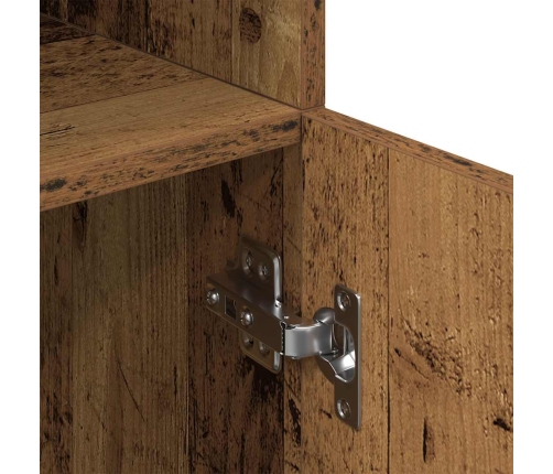 Virtuves Skapītis Veca Koka 57X41,5X131,5 Cm Inženierijas Koks Vidaxl