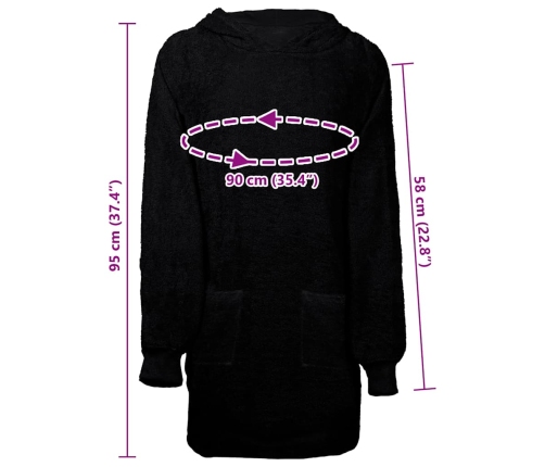 Žakete Melna L Kokvilna Vidaxl