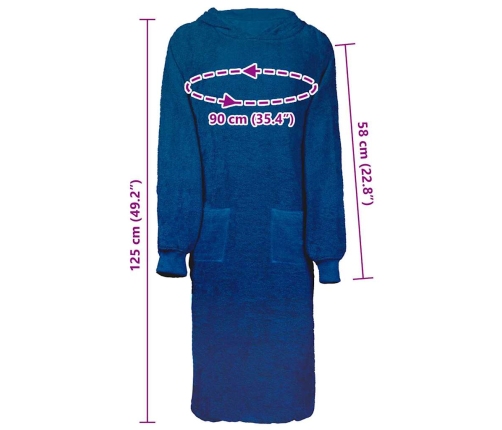 Žakete Tumši Zils Xl Kokvilna Vidaxl