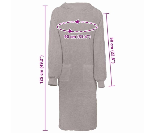 Žakete Pelēka Xl Kokvilna Vidaxl