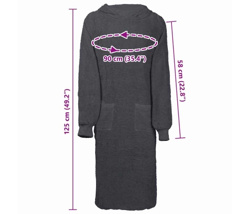 Žakete Antracīts Xl Kokvilna Vidaxl