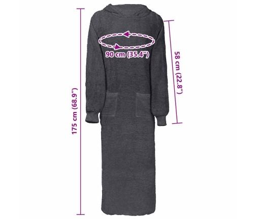 Žakete Antracīts Xxl Kokvilna Vidaxl