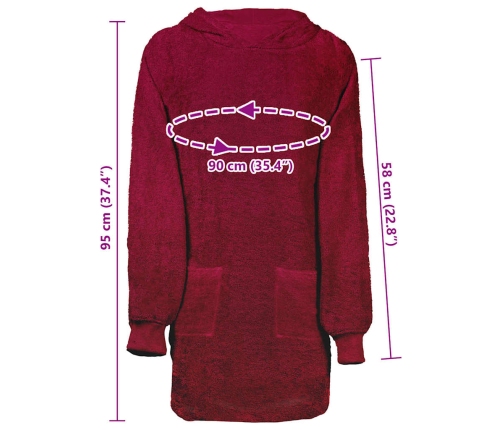 Žakete Sarkana L Kokvilna Vidaxl