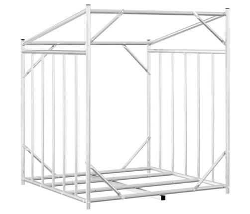 Vidaxl Malkas Plaukts Ar Lietus Pārsegu, 100,5X100,5X110,5 Cm