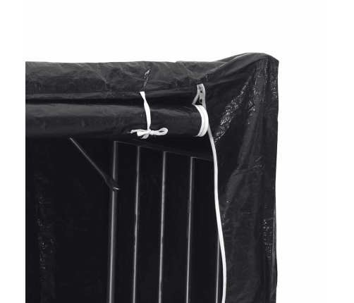 Vidaxl Malkas Plaukts Ar Lietus Pārsegu, 100,5X100,5X110,5 Cm