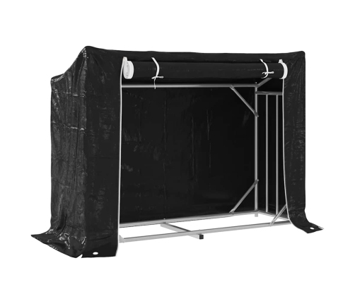 Vidaxl Malkas Plaukts Ar Lietus Pārsegu, 151X60,5X110,5 Cm