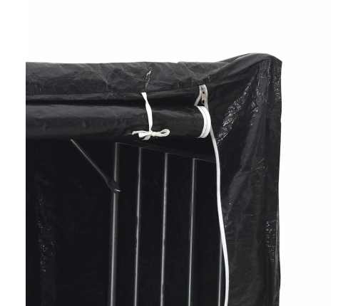 Vidaxl Malkas Plaukts Ar Lietus Pārsegu, 150,5X100,5X110,5 Cm