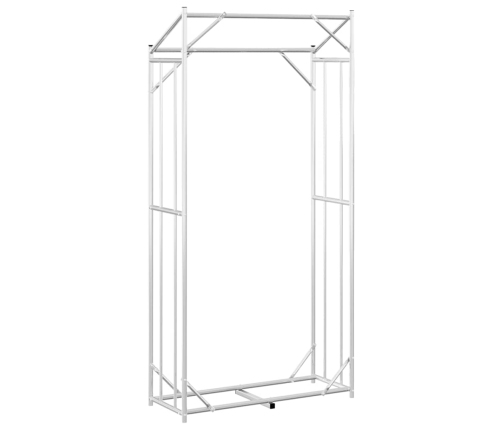 Vidaxl Malkas Plaukts Ar Lietus Pārsegu, 100X40X200Cm, Cinkots Tērauds