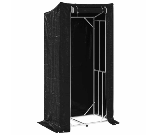 Vidaxl Malkas Plaukts Ar Lietus Pārsegu, 100X60X200Cm, Cinkots Tērauds